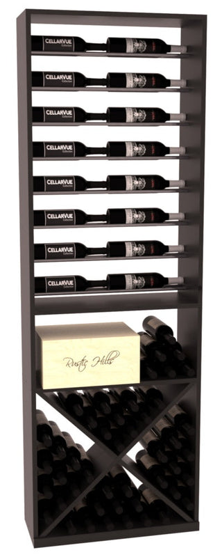 Elementcollection 26 Horizontal Display X Bin Combo Gunmetal Rail Black Stained