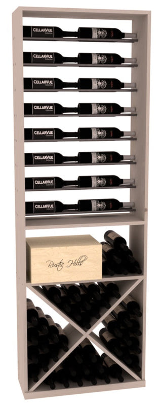Elementcollection 26 Horizontal Display X Bin Combo Gunmetal Rail Greywash Stained