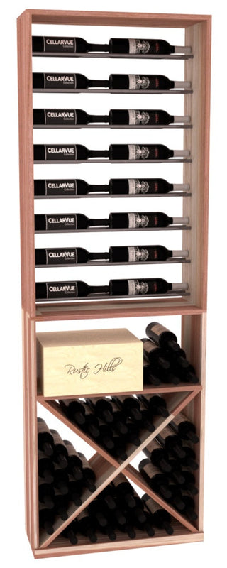 Elementcollection 26 Horizontal Display X Bin Combo Gunmetal Rail Greywash Stained