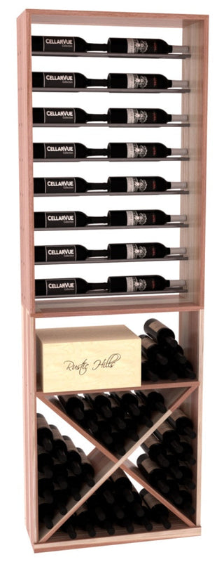 Elementcollection 26 Horizontal Display X Bin Combo Gunmetal Rail Greywash Stained