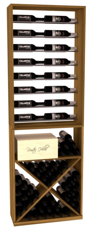 Elementcollection 26 Horizontal Display X Bin Combo Gunmetal Rail Unstained