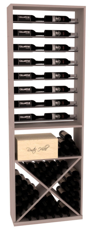 Elementcollection 26 Horizontal Display X Bin Combo Gunmetal Rail Black Stained