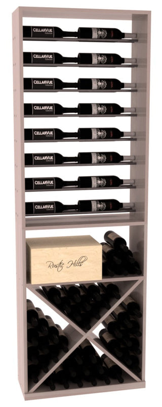 Elementcollection 26 Horizontal Display X Bin Combo Gunmetal Rail Black Stained