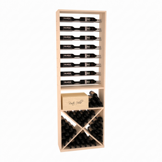 Elementcollection 26 Horizontal Wine Display X Bin Combo Unstained Element Collection