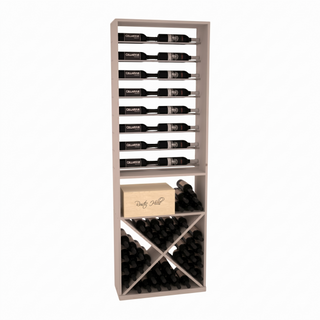 Elementcollection 26 Horizontal Wine Display X Bin Combo Greywash Stained