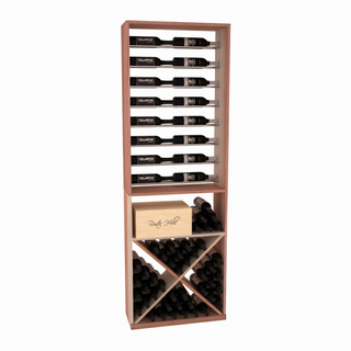 Elementcollection 26 Horizontal Wine Display X Bin Combo Unstained