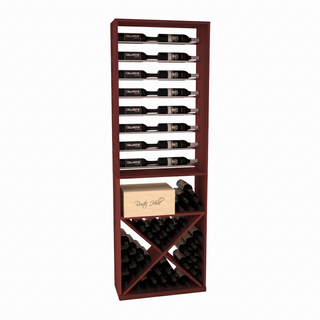Elementcollection 26 Horizontal Wine Display X Bin Combo Cherry Stained