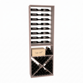 Elementcollection 26 Horizontal Wine Display X Bin Combo Greywash Stained