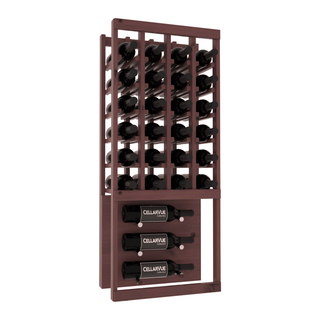 Elementcollection 17 5 Top Showcase Metal Wine Display Unstained