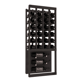 Elementcollection 17 5 Top Showcase Metal Wine Display Greywash Stained