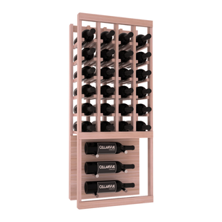 Elementcollection 17 5 Top Showcase Metal Wine Display Unstained
