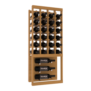 Elementcollection 17 5 Top Showcase Metal Wine Display Unstained