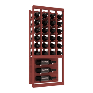 Elementcollection 17 5 Top Showcase Metal Wine Display Unstained