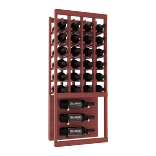 Elementcollection 17 5 Top Showcase Metal Wine Display Unstained