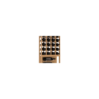 Elementcollection 17 5 Top Showcase Metal Wine Display Oak Stained