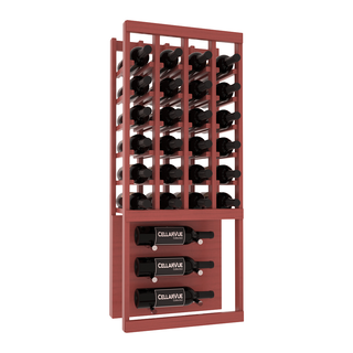 Elementcollection 17 5 Top Showcase Metal Wine Display Greywash Stained