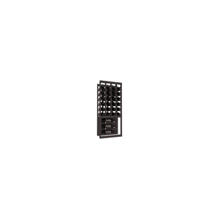 Elementcollection 17 5 Top Showcase Metal Wine Display Oak Stained