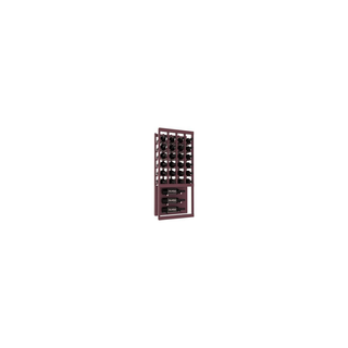 Elementcollection 17 5 Top Showcase Metal Wine Display Walnut Stained
