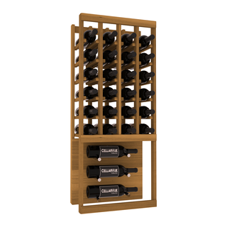 Elementcollection 17 5 Top Showcase Metal Wine Display Cherry Stained