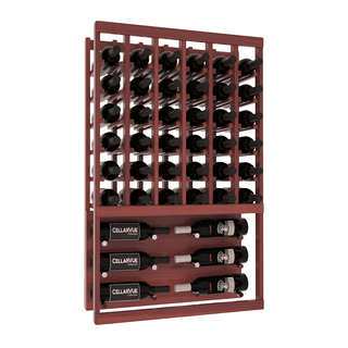 Elementcollection 26 Top Showcase Wine Display Cherry Stained