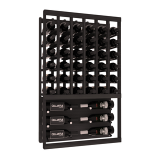 Elementcollection 26 Top Showcase Wine Display Black Stained