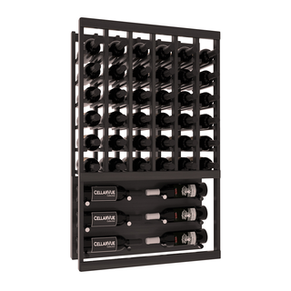 Elementcollection 26 Top Showcase Wine Display Walnut Stained