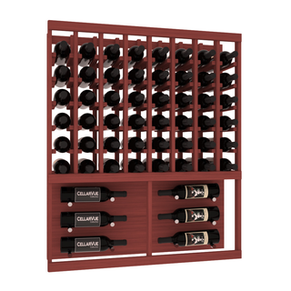 Elementcollection 35 Top Showcase Wine Display Cherry Stained