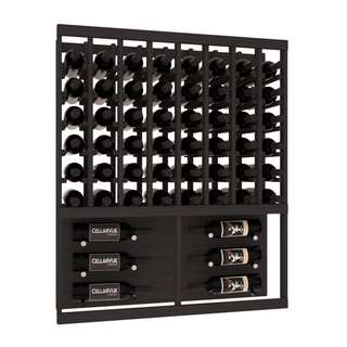 Elementcollection 35 Top Showcase Wine Display Black Stained