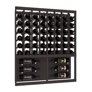 Elementcollection 35 Top Showcase Wine Display Black Stained