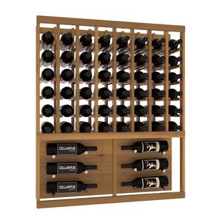 Elementcollection 35 Top Showcase Wine Display Oak Stained
