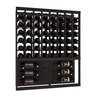 Elementcollection 35 Top Showcase Wine Display Cherry Stained
