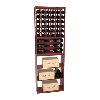 Elementcollection 26 Showcase Wine Display Case Bin Combo Greywash Stained
