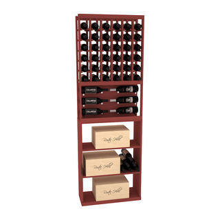 Elementcollection 26 Showcase Wine Display Case Bin Combo Greywash Stained