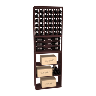 Elementcollection 26 Showcase Wine Display Case Bin Combo Unstained Element Collection