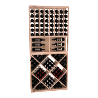 Elementcollection 35 Showcase Wine Display Diamond Cube Combo Unstained