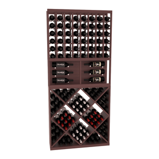 Elementcollection 35 Showcase Wine Display Diamond Cube Combo Unstained