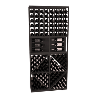 Elementcollection 35 Showcase Wine Display Diamond Bin Combo Unstained