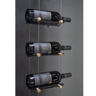 12 Bottle Float Cable Wine Racking Display Kit