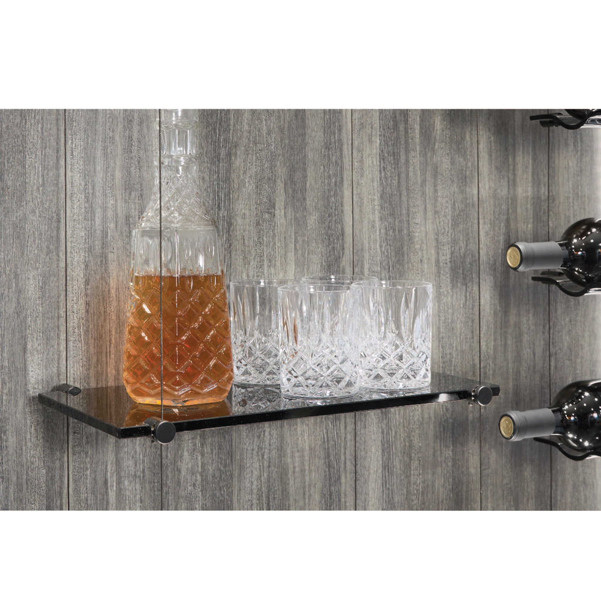 Float Glass Shelving Unit – Blue Grouse Wine Cellars