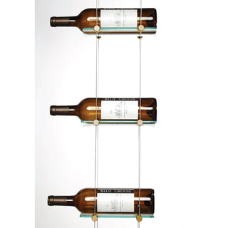 6 Bottle Float Cable Wine Racking Display Kit