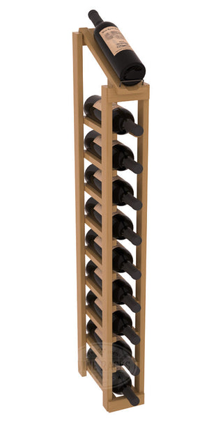 Elementcollection 1 Column 10 Bottle Display Top Wood Wine Rack Oak Stained