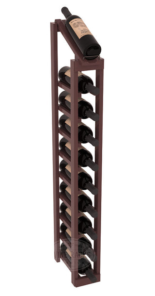 Elementcollection 1 Column 10 Bottle Display Top Wood Wine Rack Walnut Stained
