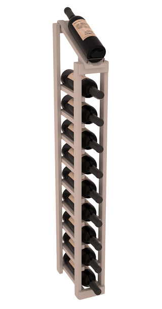 Elementcollection 1 Column 10 Bottle Display Top Wood Wine Rack Greywash Stained