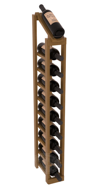 Elementcollection 1 Column 10 Bottle Display Top Wood Wine Rack Oak Stained