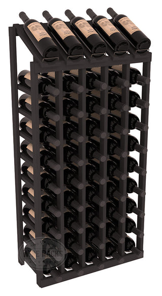 Elementcollection 5 Column 10 Bottle Display Wood Wine Rack Black Stained