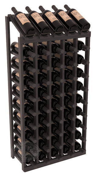 Elementcollection 5 Column 10 Bottle Display Wood Wine Rack Black Stained