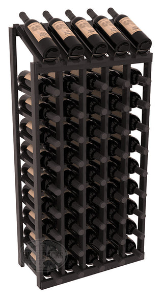 Elementcollection 5 Column 10 Bottle Display Wood Wine Rack Black Stained