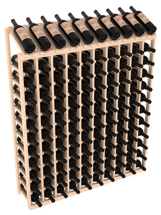 Elementcollection 10 Column 12 Row Display Top Wine Rack Unstained Element Collection