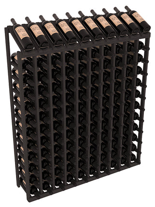 Elementcollection 10 Column 12 Row Display Top Wine Rack Greywash Stained