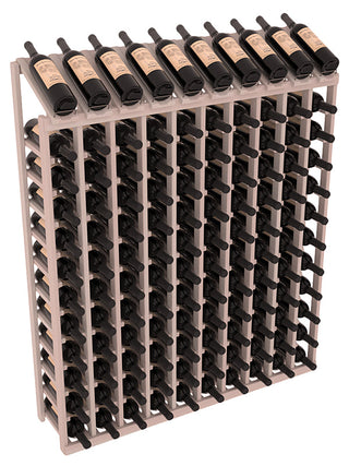 Elementcollection 10 Column 12 Row Display Top Wine Rack Black Stained